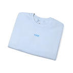 Minimal 'YOO!' Crewneck Sweatshirt — Unisex Sweatshirt