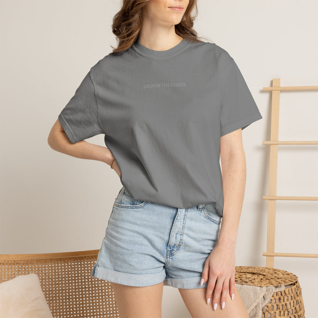 Calm in the Chaos T-Shirt — Minimalist Inspirational Tee