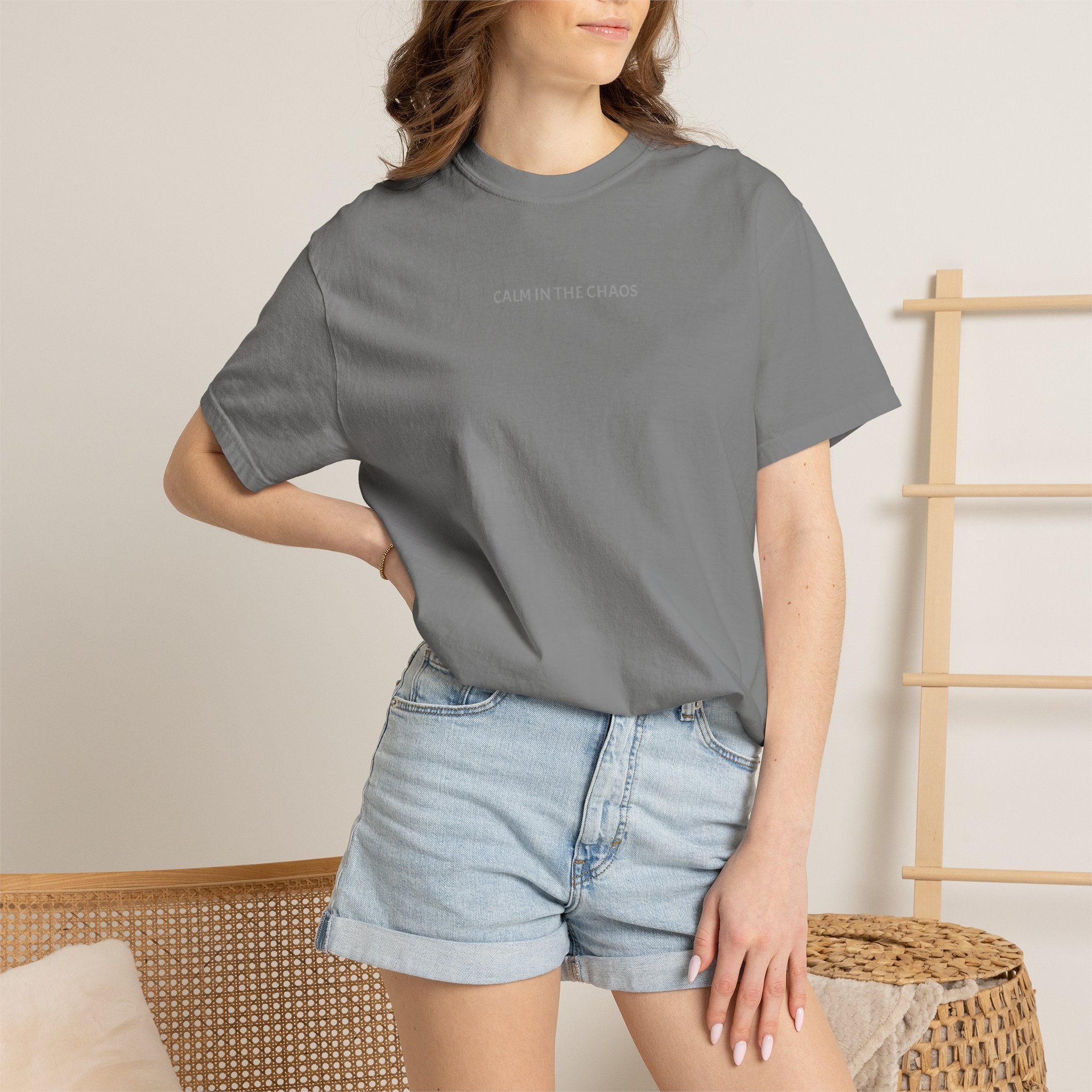 Calm in the Chaos T-Shirt — Minimalist Inspirational Tee