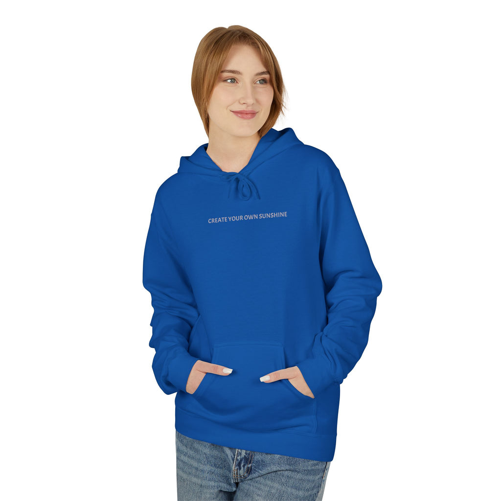 Minimal Tiny Text Hoodie — UNISEX HOODIE