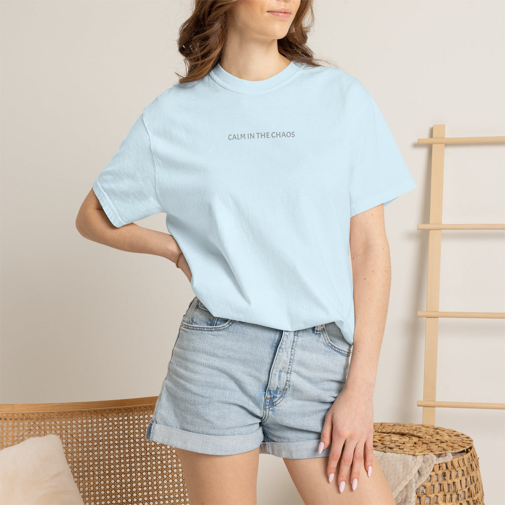 Calm in the Chaos T-Shirt — Minimalist Inspirational Tee