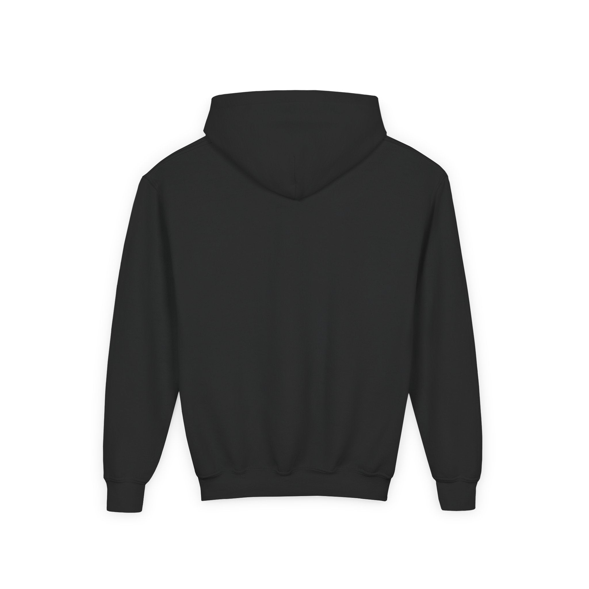 Youth Hoodie with Blue Handprint Chest Logo - Kids Casual Pullover
