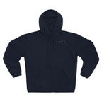 Minimal 'Vibe With Me' Zip Hoodie –Unisex Sweatshirt
