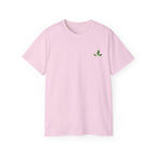 Leaf Logo Tee — Minimal Unisex T-Shirt
