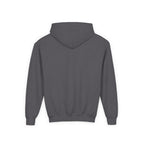 Youth Hoodie with Blue Handprint Chest Logo - Kids Casual Pullover