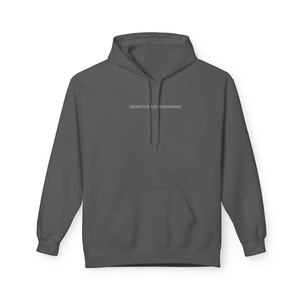 Minimal Tiny Text Hoodie — UNISEX HOODIE
