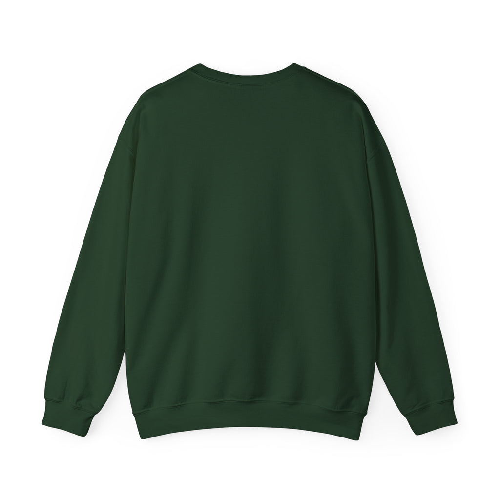 Crewneck Sweatshirt - Minimal "Keep It Honest" Chest Text, Cozy White Casual Pullover