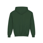 Youth Hoodie with Blue Handprint Chest Logo - Kids Casual Pullover