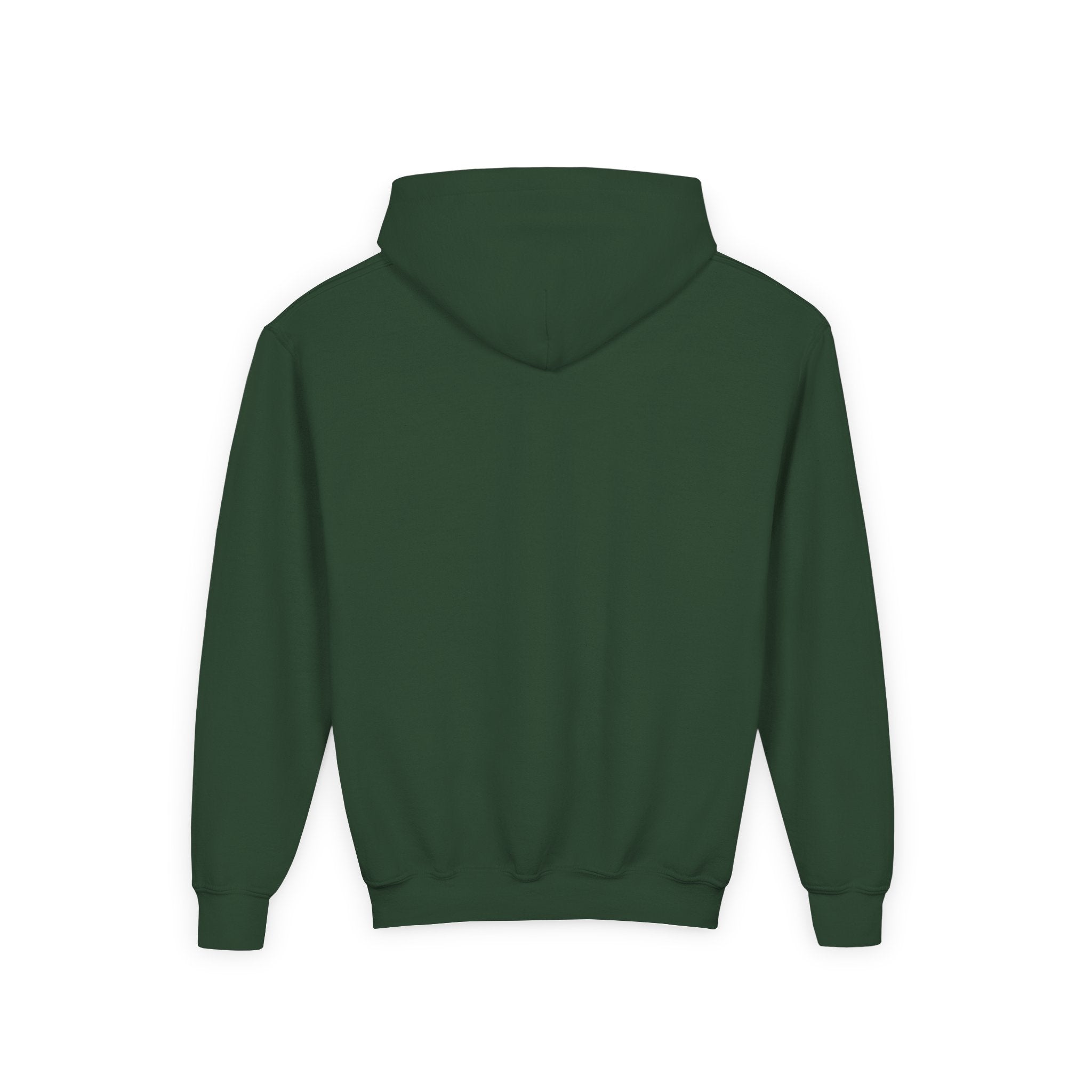 Youth Hoodie with Blue Handprint Chest Logo - Kids Casual Pullover