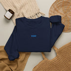 Minimal 'YOO!' Crewneck Sweatshirt — Unisex Sweatshirt