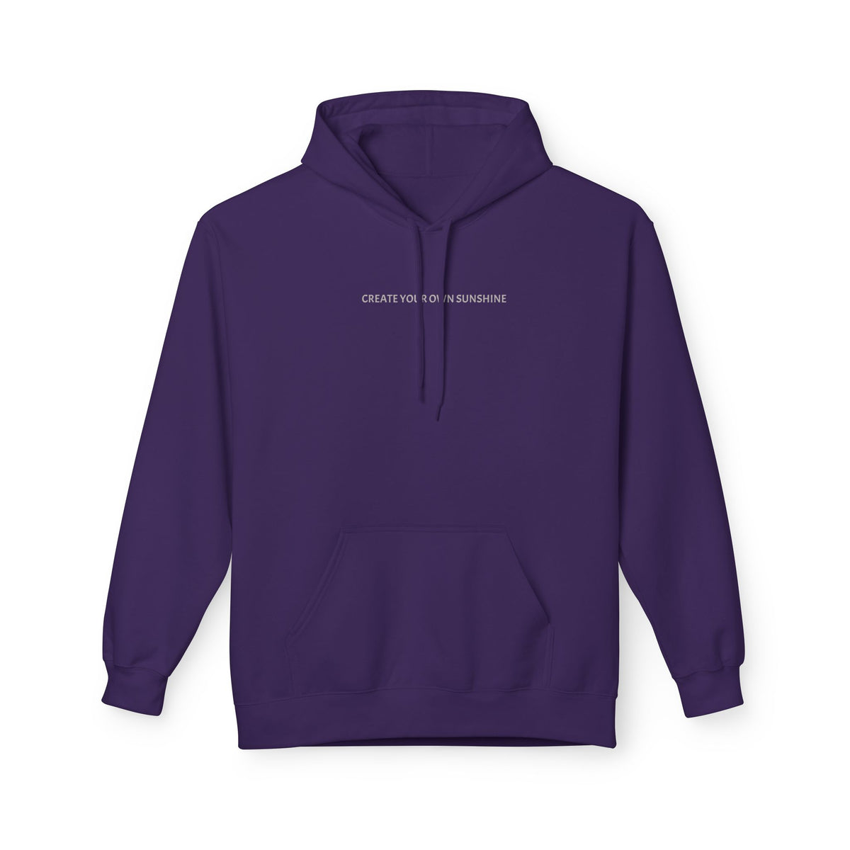 Minimal Tiny Text Hoodie — UNISEX HOODIE