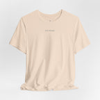 Minimalistisk 'ZETT STUDIO' Logo-tee — Unisex kortermet skjorte